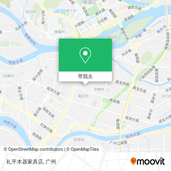 礼平木器家具店地图