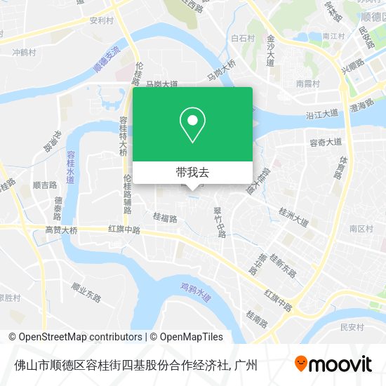 佛山市顺德区容桂街四基股份合作经济社地图