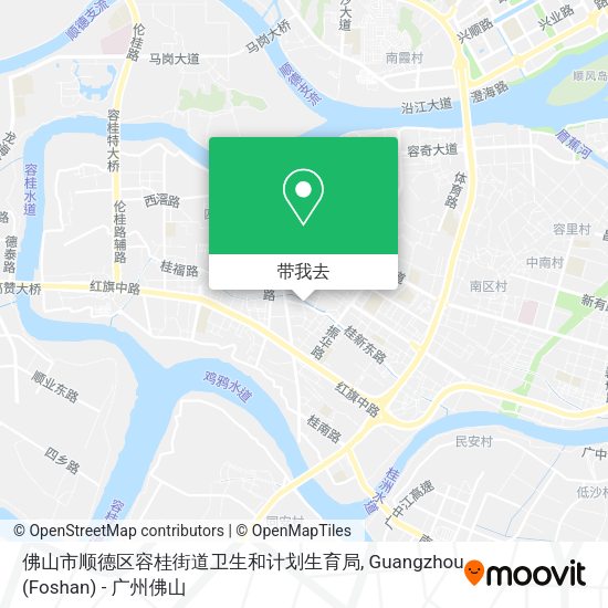 佛山市顺德区容桂街道卫生和计划生育局地图