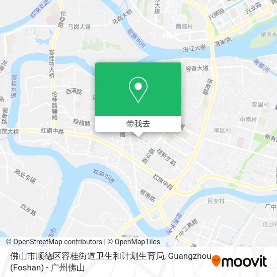 佛山市顺德区容桂街道卫生和计划生育局地图