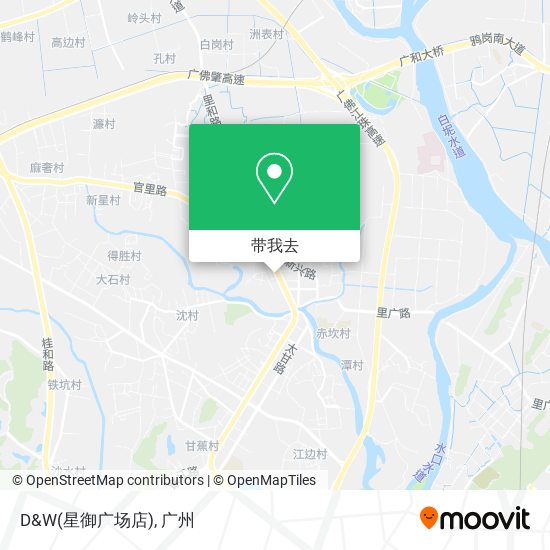 D&W(星御广场店)地图