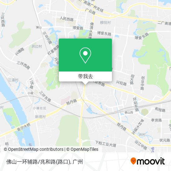 佛山一环辅路/兆和路(路口)地图