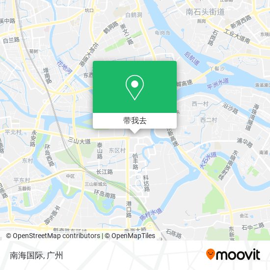 南海国际地图