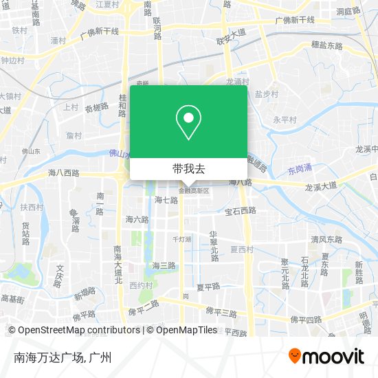 南海万达广场地图