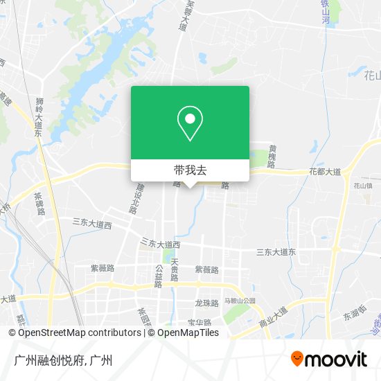 广州融创悦府地图