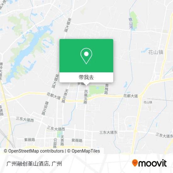 广州融创堇山酒店地图