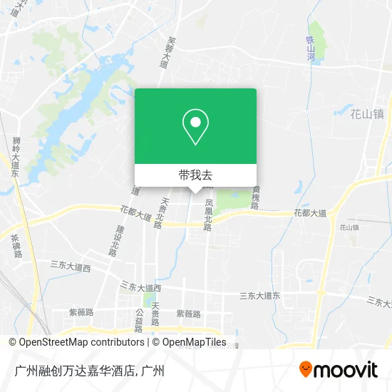 广州融创万达嘉华酒店地图