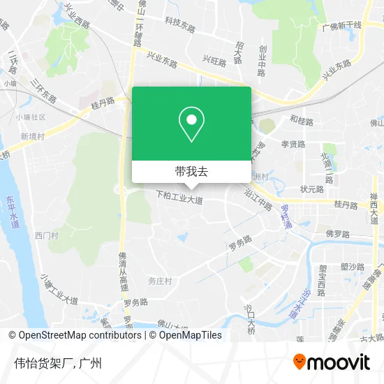伟怡货架厂地图