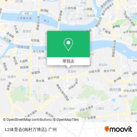 L2体育会(南村万博店)地图
