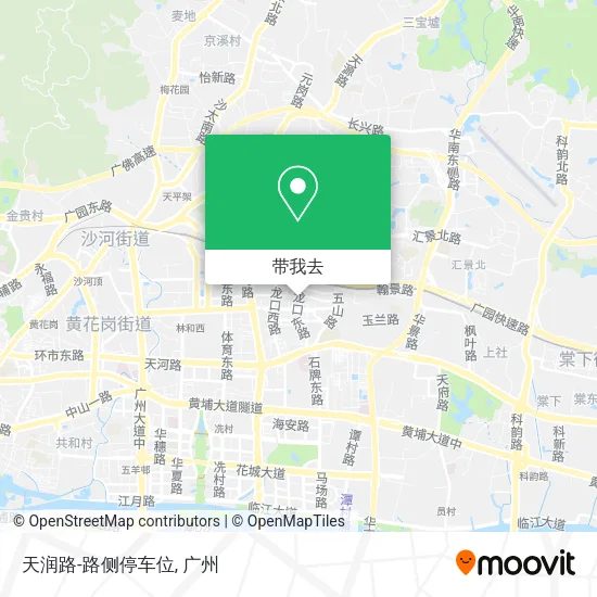 天润路-路侧停车位地图