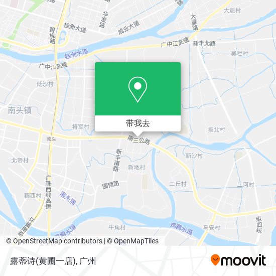 露蒂诗(黄圃一店)地图