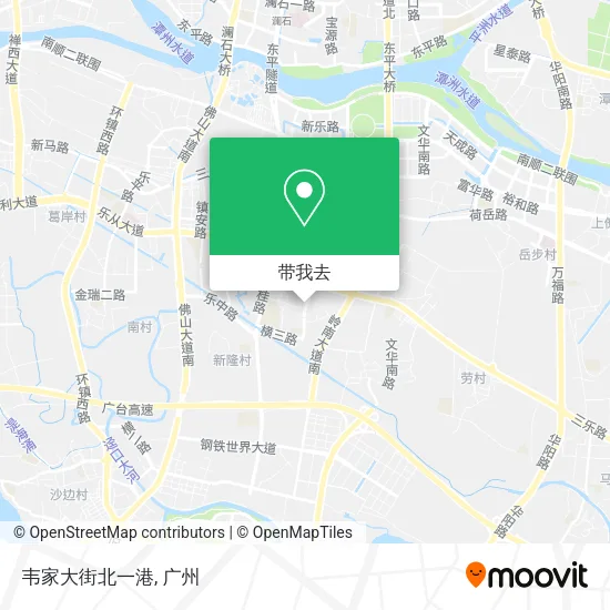 韦家大街北一港地图