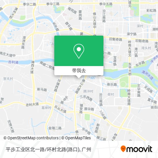 平步工业区北一路/环村北路(路口)地图