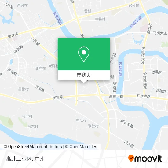 高北工业区地图