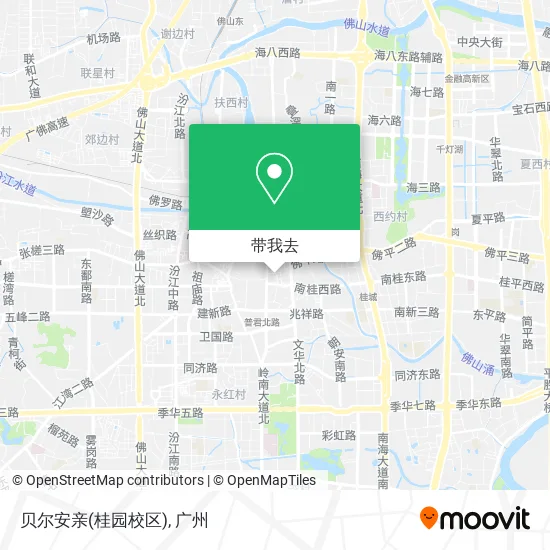 贝尔安亲(桂园校区)地图