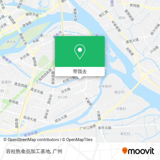 容桂熟食品加工基地地图