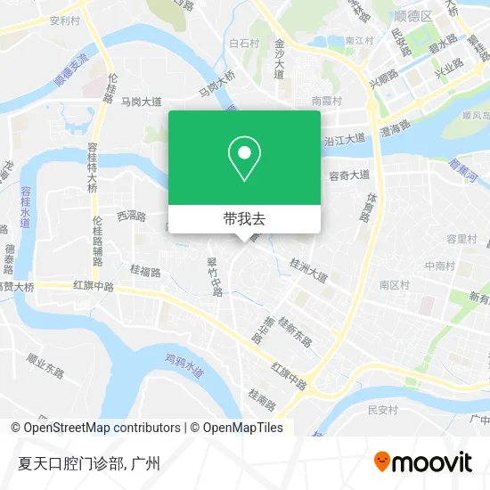 夏天口腔门诊部地图