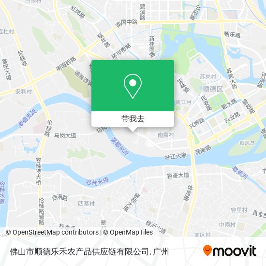 佛山市顺德乐禾农产品供应链有限公司地图