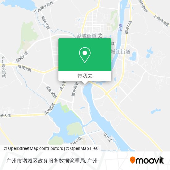 广州市增城区政务服务数据管理局地图