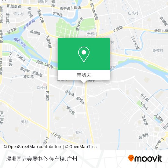 潭洲国际会展中心-停车楼地图