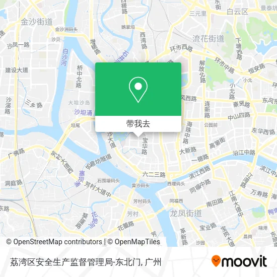 荔湾区安全生产监督管理局-东北门地图