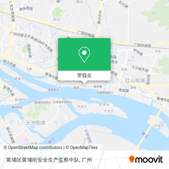 黄埔区黄埔街安全生产监察中队地图