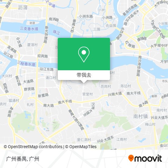 广州番禺地图