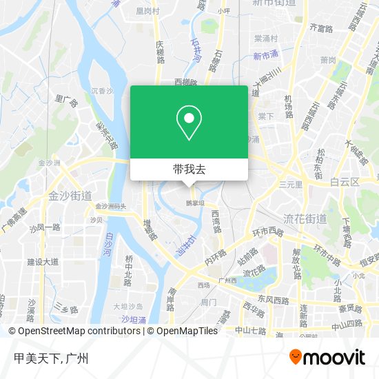甲美天下地图