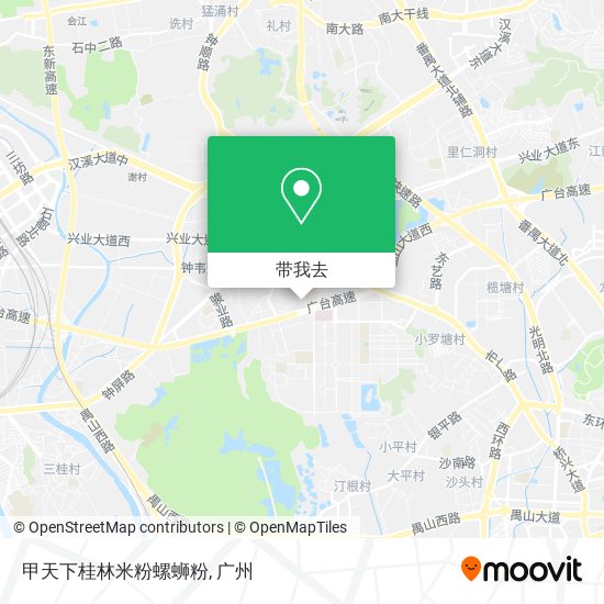 甲天下桂林米粉螺蛳粉地图
