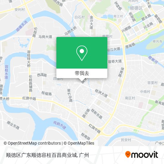 顺德区广东顺德容桂百昌商业城地图