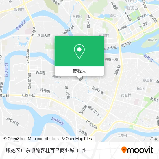 顺德区广东顺德容桂百昌商业城地图