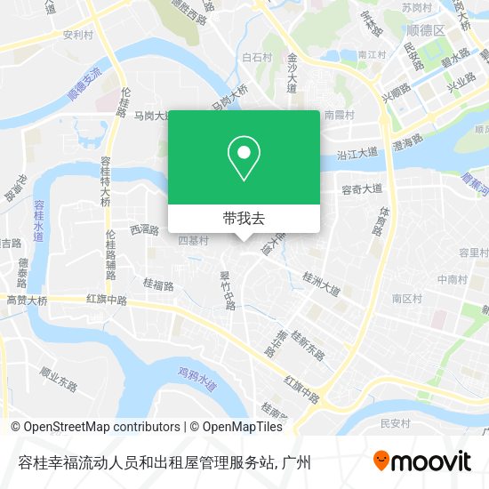 容桂幸福流动人员和出租屋管理服务站地图