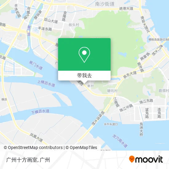 广州十方画室地图