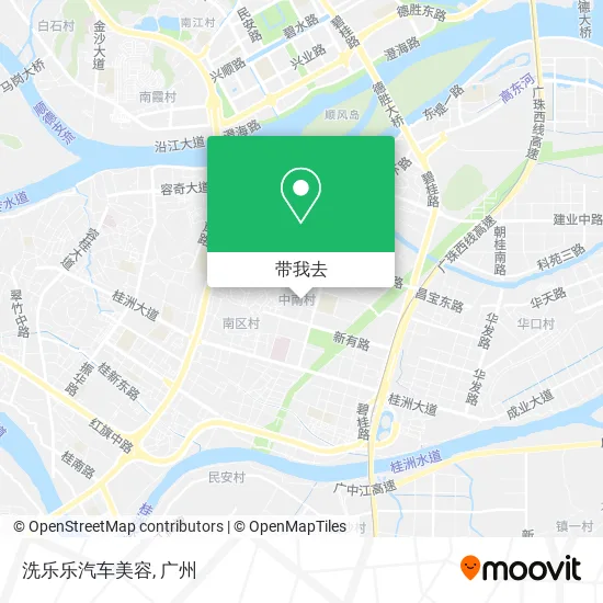 洗乐乐汽车美容地图