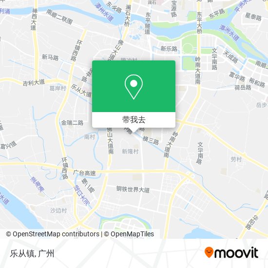 乐从镇地图
