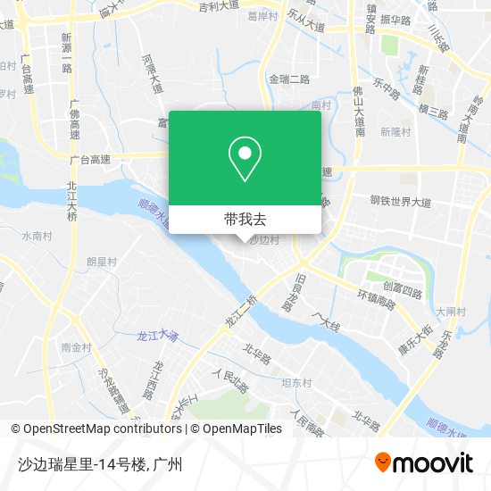 沙边瑞星里-14号楼地图