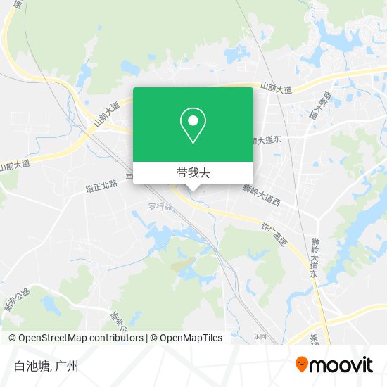 白池塘地图