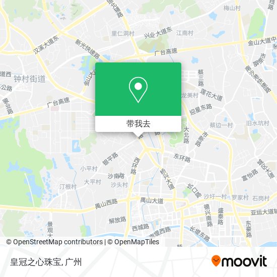 皇冠之心珠宝地图