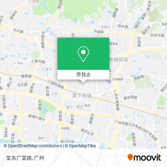 棠东广棠路地图