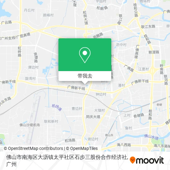 佛山市南海区大沥镇太平社区石步三股份合作经济社地图