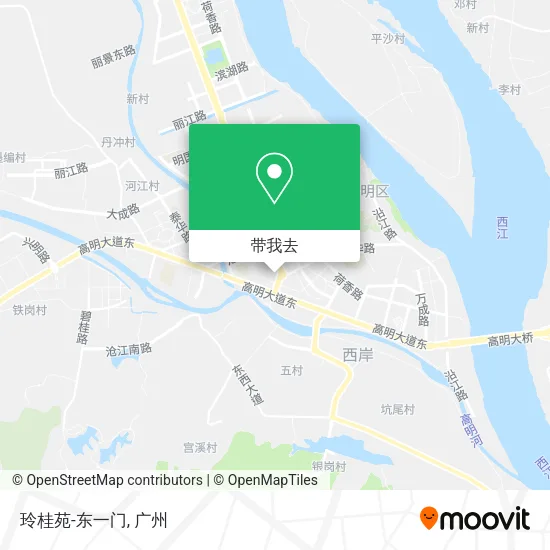 玲桂苑-东一门地图