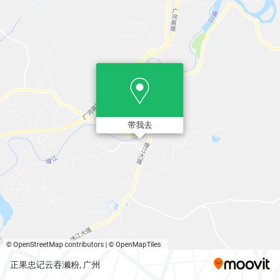 正果忠记云吞濑粉地图