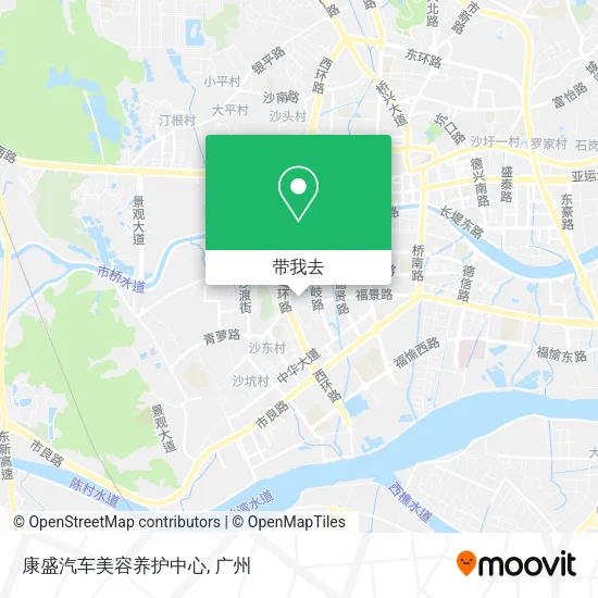 康盛汽车美容养护中心地图