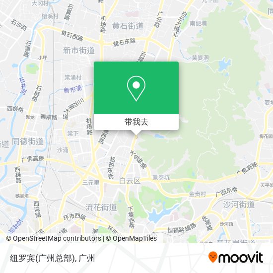 纽罗宾(广州总部)地图