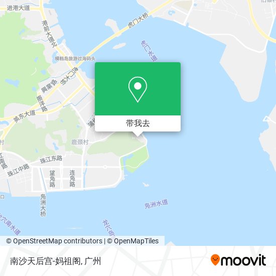 南沙天后宫-妈祖阁地图