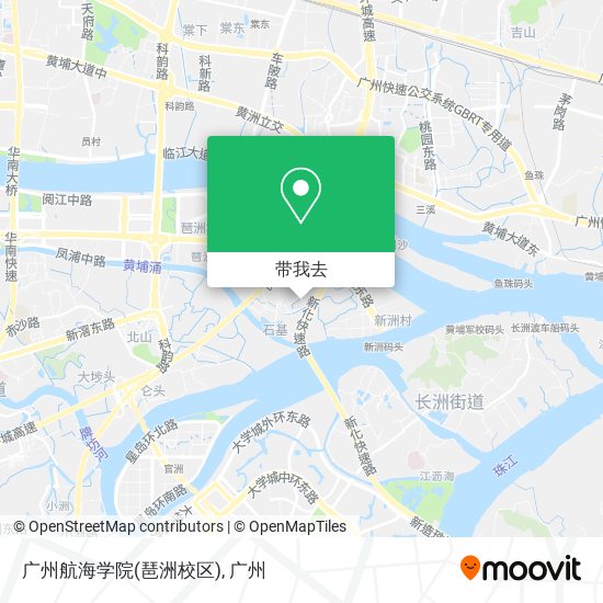 广州航海学院(琶洲校区)地图