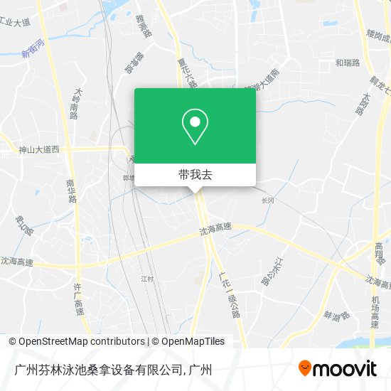 广州芬林泳池桑拿设备有限公司地图