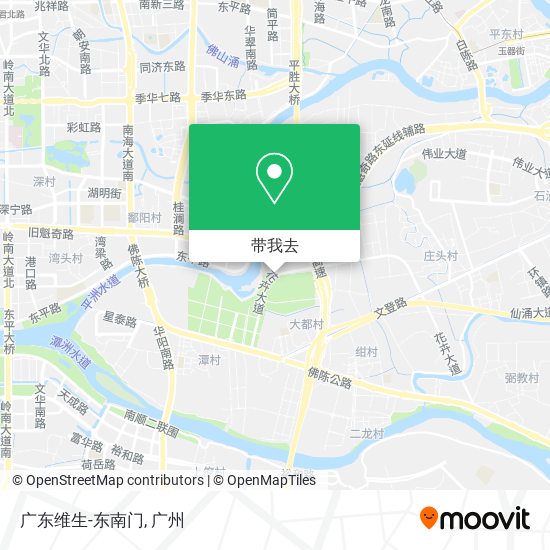 广东维生-东南门地图