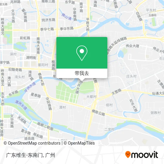 广东维生-东南门地图