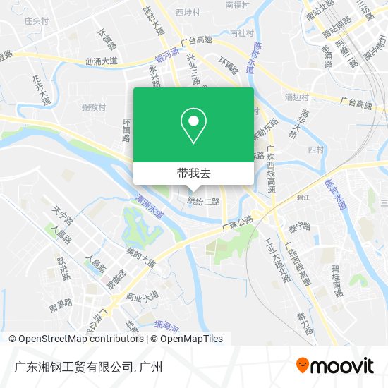 广东湘钢工贸有限公司地图